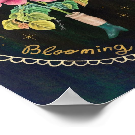 Blooming in the Dark  Poster (Ecke)