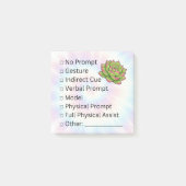 Blooming Independence: Prompt Checklist Post-it Klebezettel (Vorderseite)