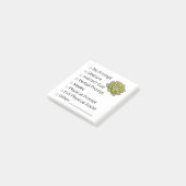 Blooming Independence: Prompt Checklist Post-it Klebezettel (angewinkelt)