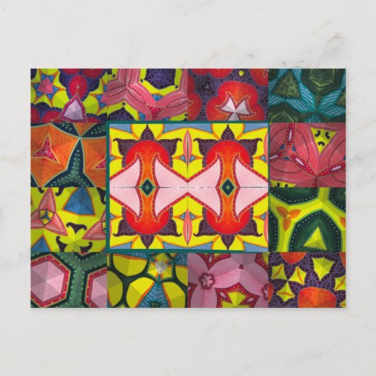 Blooming Journeys Postkarte (Vorderseite)