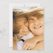 Blooming Joy Bold Bright Floral Garden Wedding Save The Date (Rückseite)