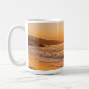 Blooming Lavender Field at Golden Sunset Provence  Kaffeetasse