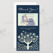 Blooming Liebe Tree Hochzeit danke ref.wi1 (Vorne/Hinten)