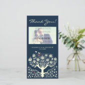 Blooming Liebe Tree Hochzeit danke ref.wi1 (Stehend Vorderseite)