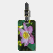 Blooming lotus Blume, Indonesien Gepäckanhänger (Vorderseite vertikal)