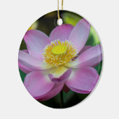 Blooming lotus Blume, Indonesien Keramik Ornament (Links)
