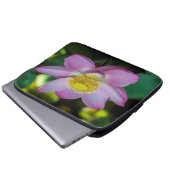 Blooming lotus Blume, Indonesien Laptopschutzhülle (Vorne Knopf)