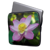 Blooming lotus Blume, Indonesien Laptopschutzhülle (Vorderseite Links)