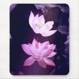 Blooming Lotus Blume Mousepad