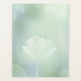 Blooming Lotus Hardcover Daily Planner Planer