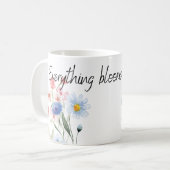Blooming Love: Oil Painting Floral Mug - Everythin Kaffeetasse (Vorderseite Links)
