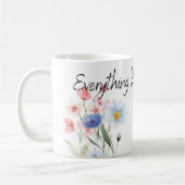 Blooming Love: Oil Painting Floral Mug - Everythin Kaffeetasse (Links)