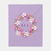 Blooming Magnolia Personalisiert Fleece Blanket (Vorderseite)