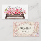 Blooming Melody Visitenkarte (Vorne/Hinten)