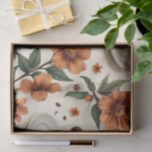 Blooming Mocha Bliss Tissue - Kaffee & Flora Seidenpapier (Geschenk)