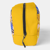 Blooming Mystical Floral Monogram Beige Waschbeutel (Rechts)