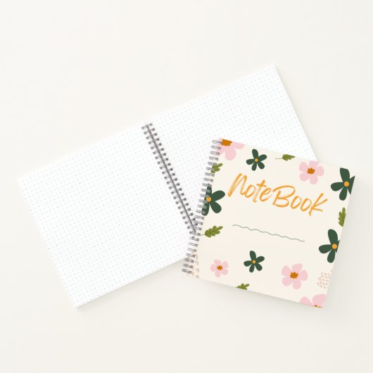Blooming Notebook 🌸 ✨ - Minimalistische Blumendes Notizblock (Innenseite)