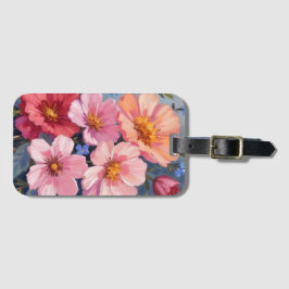 Blooming Petals | Floral Watercolor Painting Gepäckanhänger