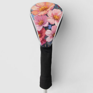 Blooming Petals | Floral Watercolor Painting Golf Headcover