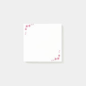 Blooming Petals Post-it Klebezettel (Vorderseite)