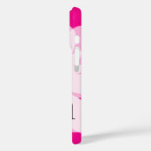 Blooming pink daisy Blume Custom iPhone 16 Fall Case-Mate iPhone Hülle (Rückseite / Links)