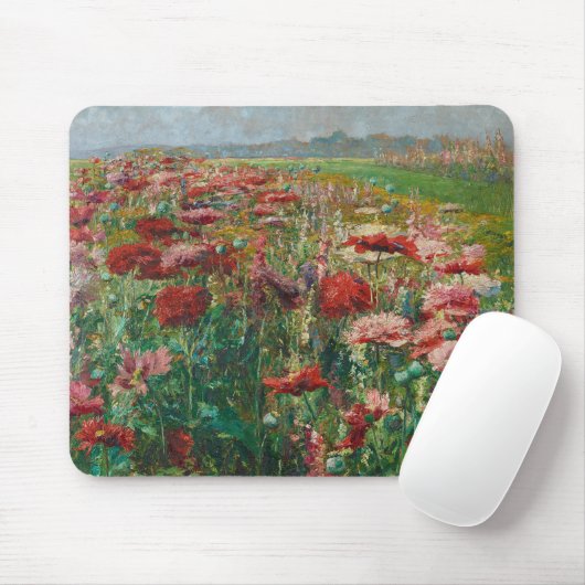 Blooming Poppies | Olga Wisinger-Florian Mousepad (Mit Mouse)