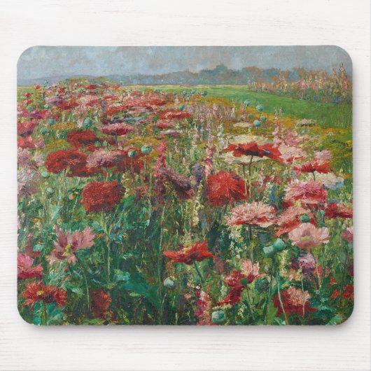 Blooming Poppies | Olga Wisinger-Florian Mousepad (Vorne)