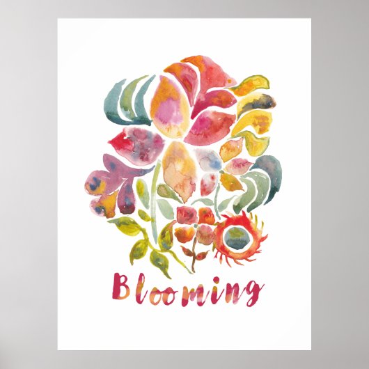 Blooming Poster (Vorne)