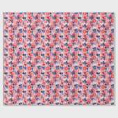 Blooming Protea: Botanisches Gartenmuster Geschenkpapier (Flach)