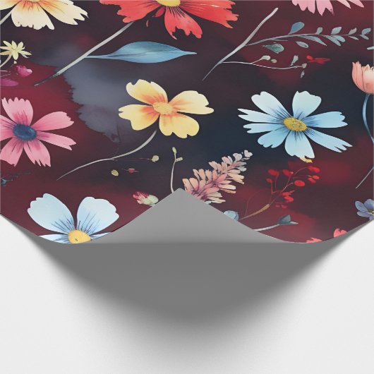 Blooming Roses Geschenkpapier (Ecke)