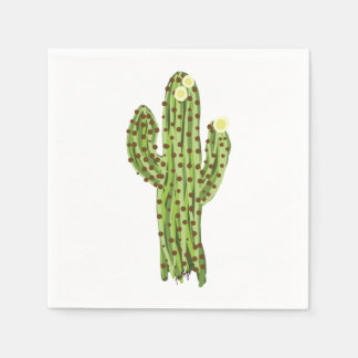 Blooming Saguaro Cactus Serviette