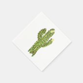 Blooming Saguaro Cactus Serviette (Ecke)