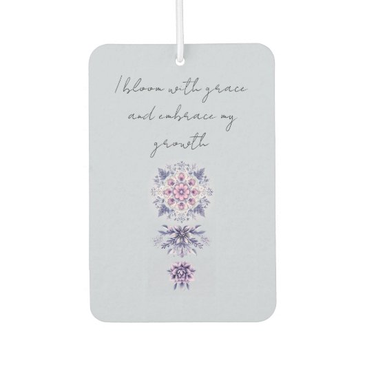 Blooming Serenity Mandala Air Freshener Autolufterfrischer (Vorderseite)