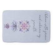 Blooming Serenity Mandala Bath Mat Badematte (Vorderseite)
