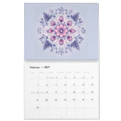 Blooming Serenity Mandala Calendar Kalender (Feb 2027)