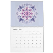 Blooming Serenity Mandala Calendar Kalender (Jan 2026)