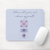 Blooming Serenity Mandala Mouse Pad Mousepad (Mit Mouse)