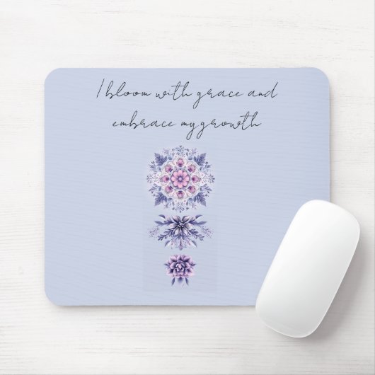 Blooming Serenity Mandala Mouse Pad Mousepad (Mit Mouse)