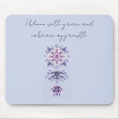 Blooming Serenity Mandala Mouse Pad Mousepad (Vorne)
