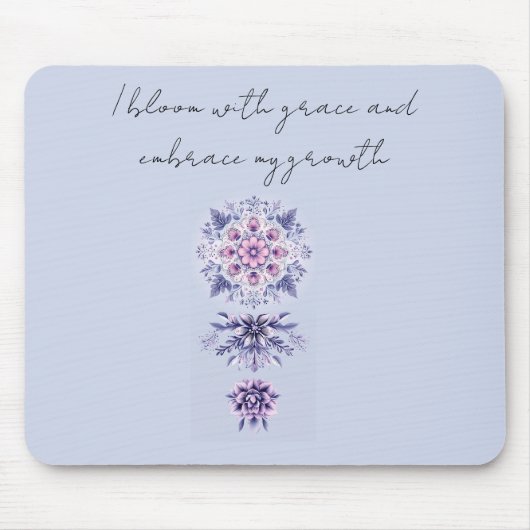 Blooming Serenity Mandala Mouse Pad Mousepad (Vorne)
