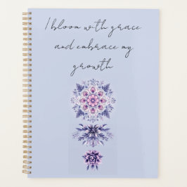 Blooming Serenity Mandala Planner Planer