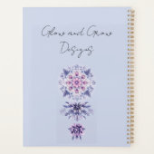 Blooming Serenity Mandala Planner Planer (Rückseite)