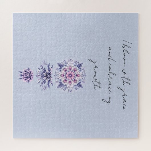 Blooming Serenity Mandala Puzzle (Horizontal)