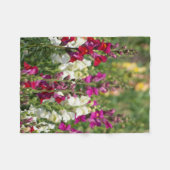 Blooming Snapdragon Vlies Decke (Vorderseite (Horizontal))