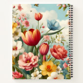 Blooming Spring Flowers Notebook Notizblock (Rückseite)