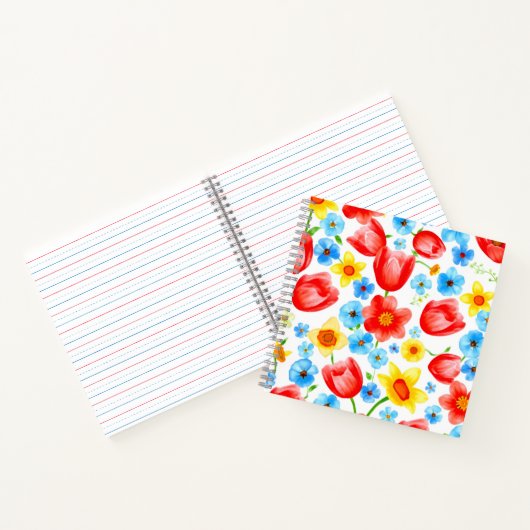 Blooming Spring Flowers Notizblock (Innenseite)