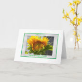 Blooming Sunflower Karte (Gelbe Blume)