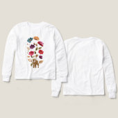 Blooming Through Silence Soft Petals, Liquid Roots (Design Vorderseite & Rückseite)