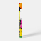 Blooming Vibes: Stilvolle Blume Print Mobile Cover iPhone Hülle (Linke Seite)