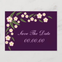 Blooming Vine Save the Date Postkarten